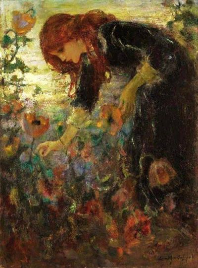 art oil painting reproduction of  Laura Muntz Lyall Oriental Poppies museum quality handmade