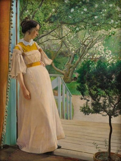 art oil painting reproduction of  Laurits Andersen Ring The Artist S Wife 1897 museum quality handmade