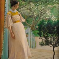 Laurits Andersen Ring The Artist S Wife 1897 Hand Painted Reproduction