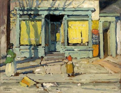 art oil painting reproduction of  Lawren Stewart Harris Saturday Morning - 1920 museum quality handmade
