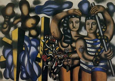 art oil painting reproduction of  Leger Adam And Eve museum quality handmade