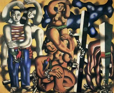 art oil painting reproduction of  Leger Composition With The Two Parrots museum quality handmade