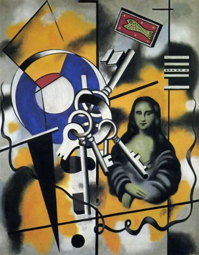 art oil painting reproduction of  Leger Mona Lisa With The Keys museum quality handmade