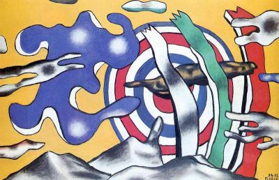 art oil painting reproduction of  Leger The Aircraft In The Sky museum quality handmade