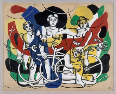 art oil painting reproduction of  Leger The Four Cyclists museum quality handmade