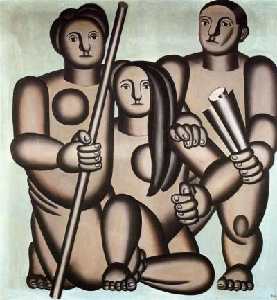 art oil painting reproduction of  Leger Three Characters museum quality handmade