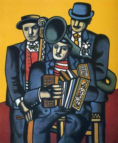 art oil painting reproduction of  Leger Three Musicians museum quality handmade
