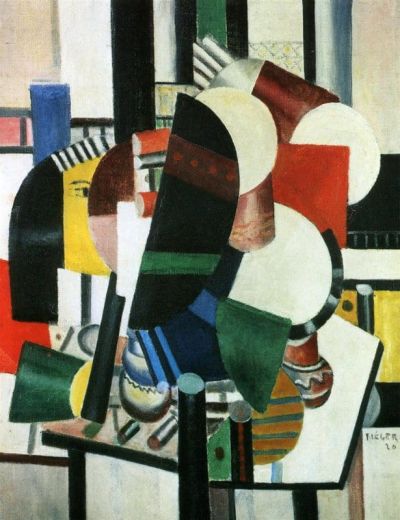 art oil painting reproduction of  Leger Woman With Flower Portrait Study museum quality handmade