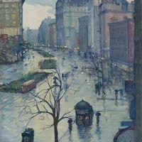 Leon Kroll Broadway Looking South