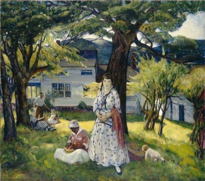 art oil painting reproduction of  Leon Kroll In The Country 1916 museum quality handmade