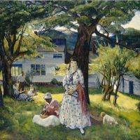 Leon Kroll In The Country 1916 Hand Painted Reproduction
