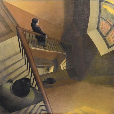 art oil painting reproduction of  Leonid Terentievich Chupyatov The Staircase museum quality handmade