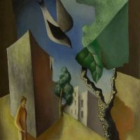 Leopold Survage Abstract Cityscape France 1924