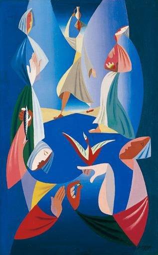 Leopold Survage Les Porteuses D Eau - 1939 museum quality