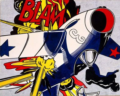 art oil painting reproduction of  Lichtenstein Blam museum quality handmade