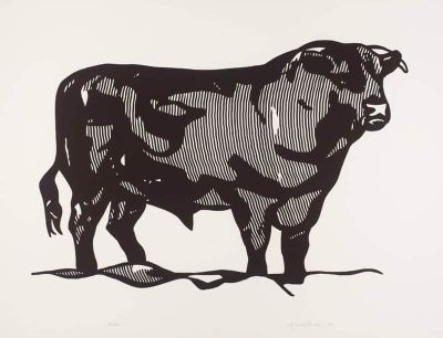 art oil painting reproduction of  Lichtenstein Bull 1 museum quality handmade