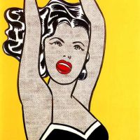 Lichtenstein Girl With Ball