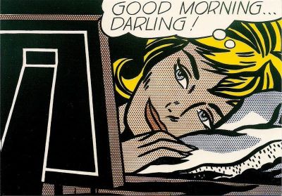 art oil painting reproduction of  Lichtenstein Good Morning Darling museum quality handmade