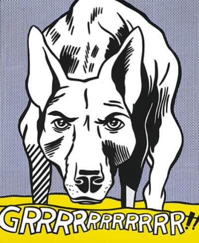 art oil painting reproduction of  Lichtenstein Grrrrrrrrrrr museum quality handmade
