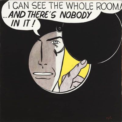 art oil painting reproduction of  Lichtenstein I Can See The Wole Room museum quality handmade
