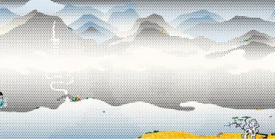 art oil painting reproduction of  Lichtenstein Landscape With Scholar S Rock museum quality handmade