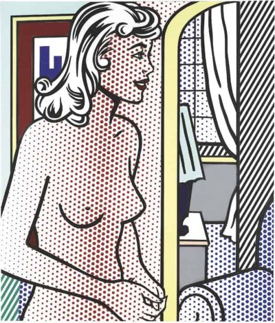 art oil painting reproduction of  Lichtenstein Nude In Apartment museum quality handmade