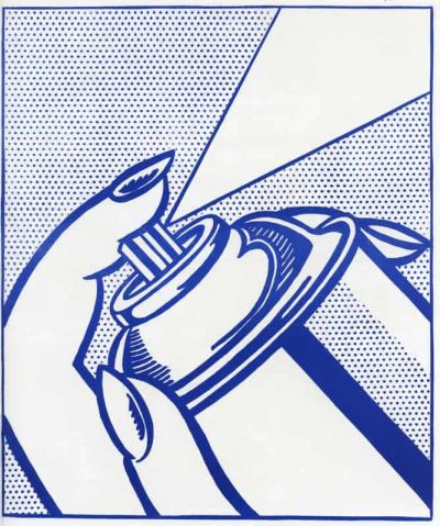art oil painting reproduction of  Lichtenstein Spray Can museum quality handmade