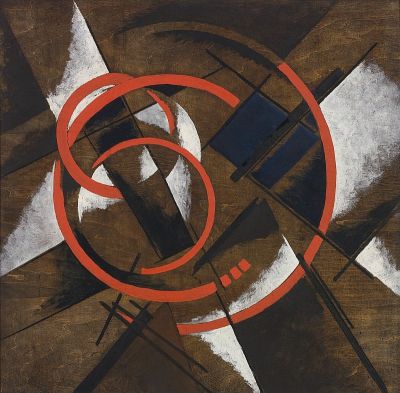 art oil painting reproduction of  Ljubov Popova Space-force Construction 1921 museum quality handmade