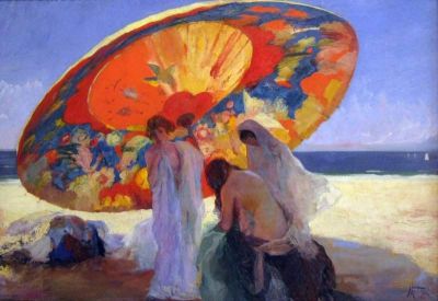 art oil painting reproduction of  Llu S Masriera Ros S Ombres Projectades 1920 museum quality handmade