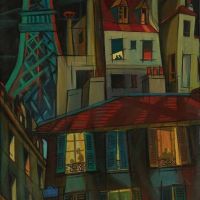 Lois Mailou Jones Fenetres De Paris Circa 1948-1950
