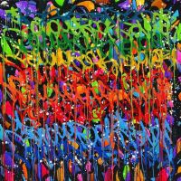 JonOne - London Is Calling By Jonone artwork on canvas