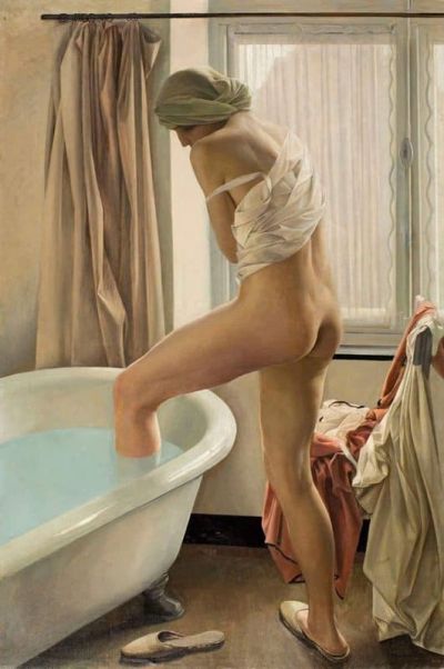 art oil painting reproduction of  Louis Buisseret Il Bagno museum quality handmade