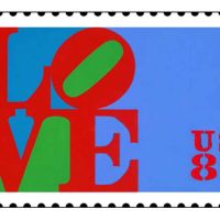 Love Stamp By Robert Indiana
