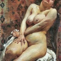 Lovis Corinth Nana Weiblicher Akt 1911