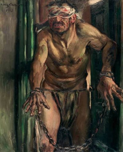 art oil painting reproduction of  Lovis Corinth Samson Blinded 1912 museum quality handmade