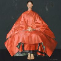 Lu Jian Jun Girl In Red Dress