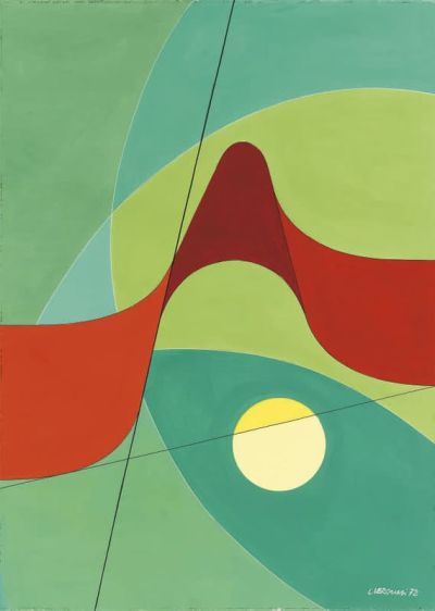 art oil painting reproduction of  Luigi Veronesi Sviluppo N. 24 1972 museum quality handmade