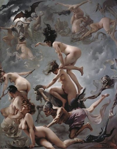 art oil painting reproduction of  Luis Ricardo Falero Vision Of Faust 1878 museum quality handmade