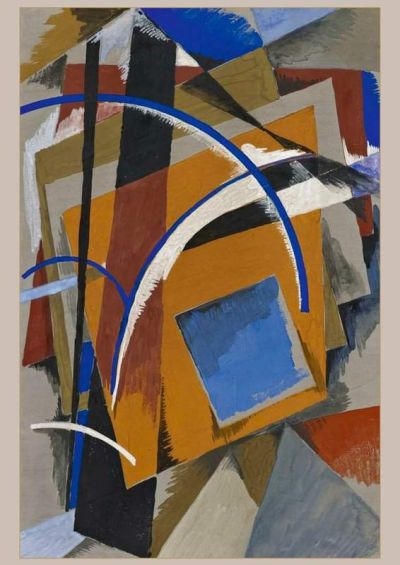 art oil painting reproduction of  Lyubov Popova Spatial Dynamic Construction museum quality handmade