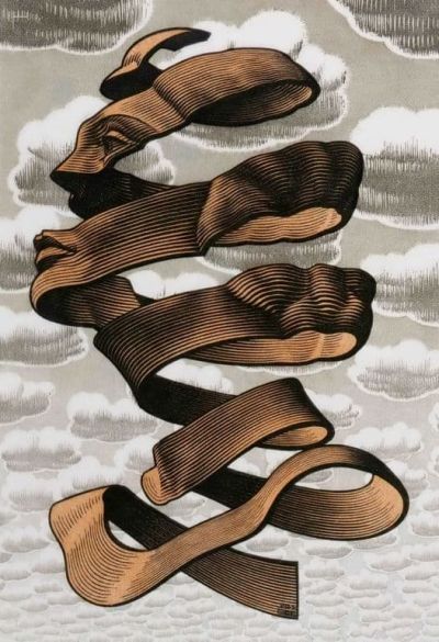 art oil painting reproduction of  M.c. Escher Rind 1955 museum quality handmade