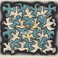 M.c. Escher Sun And Moon 1948