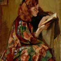 Magnus Enckell Girl Reading - Lasande Flicka - 1922