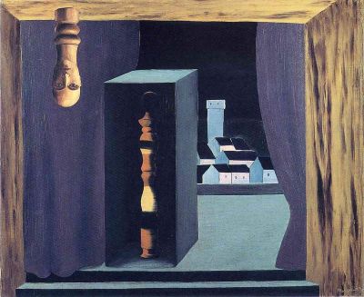 art oil painting reproduction of  Magritte A Famous Man museum quality handmade