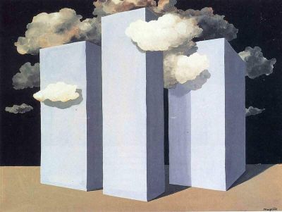 art oil painting reproduction of  Magritte A Storm museum quality handmade