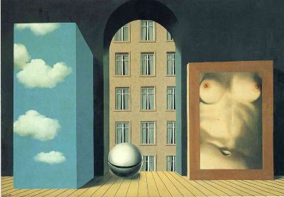 art oil painting reproduction of  Magritte Act Of Violence museum quality handmade