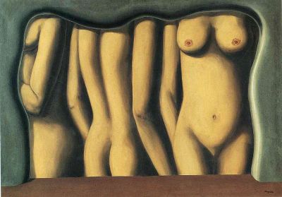 art oil painting reproduction of  Magritte Adulation Of Space museum quality handmade