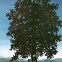 Magritte Arbre Solitaire
