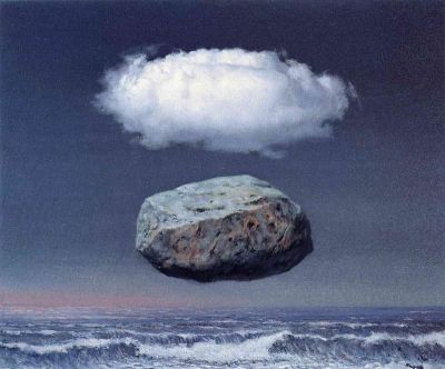 art oil painting reproduction of  Magritte Clear Ideas museum quality handmade
