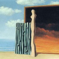 Magritte Composition On A Seashore