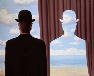 art oil painting reproduction of  Magritte Decalcomania museum quality handmade